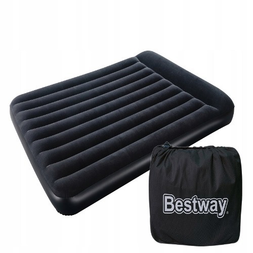 Bestway size 203cm * 152cm * H 30cm  Built In Pump 67464 KDR ! - Size :- 2.03x1.52x30cm

Description

AEROLAX AIRBED INDOOR AIRBEDS series double air mattress is made using I-BEAM CONSTRUCTION technology. Internal transverse partitions are made of many polyester fibers, which give increased strength and reliability, as well as provide stability and comfortable placement of several people on the mattress.

The flock coating of the upper surface of the mattress, which resembles velor to the touch, will not allow bedding and bedspreads to slip off, it is easy to clean from dirt without the use of special tools.

The mattress comes with an already built-in electric pump, which allows you to inflate or deflate the product in a few minutes, and also makes it possible to adjust its elasticity. The pump plugs into a standard electrical outlet. The mattress is equipped with a universal valve, so if it is not possible to pump using the built-in pump due to the lack of an outlet, then any mechanical pump will do.

The kit includes a specialized self-adhesive patch for repairs, as well as a convenient bag for storing and transporting the mattress.