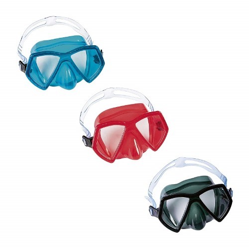 BESTWAY ESSENTIAL EVERSEA DIVE MASK (22059) -KDR! - BESTWAY ESSENTIAL EVERSEA DIVE MASK (22059)

Polycarbonate lenses with UV protective coating
Double feathered edge skirt for precision leak-resistant fit
Fully adjustable split head strap
100% latex free
3 assorted colour
For ages 7+