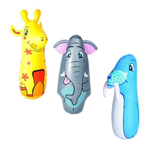 Bestway Inflatable Bop Bags 52152 -KDR! - Bestway Inflatable Bop Bags.

Proper use: Outdoor,

Product type: Animals,

Product colour: Blue,Grey,Yellow.

Height: 890 mm,