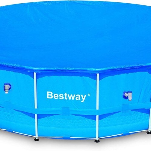 Bestway 58039 Frame pool cover, 18-feet -KDR! - Drainage holes to prevent water accumulation of some of the
Material: PE very resistant,
Minimize pool debris installation included