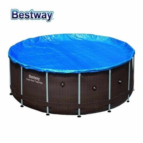 INT SHARY - 58248 Bestway Dia 4.27m PVC pool cover! - 58248 Bestway diameter 4.27m PVC pool cover diameter 14 'cover for 14' round pool

From leaves, dust, wind, sun, etc. 427cm cover above ground pool for protection installation included