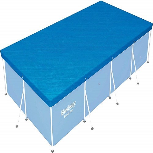 INT SHARY - Bestway 58107 Frame Pool Cover, (400cmx211 cm)! - Package Dimensions 11.7 x 11.4 x 3.4 inches installation included