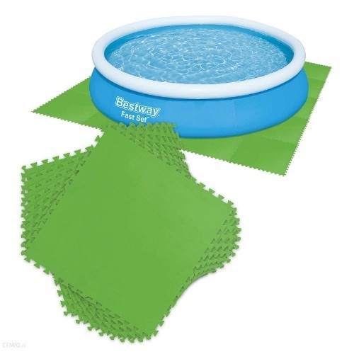 INT SHARY - ! Bestway Puzzle foam mat under the pool 78 x 78 cm 9 pcs 58636 - The set includes 9 parts, each measuring 78 cm x 78 cm. You will judge for yourself how to arrange them to fit under your tank. The mat has other uses as well - you can protect the children's play area in this way. Putting it together is a lot of fun!




Dimensions 78 x 78 cm
Weight 1.9 kg installation included