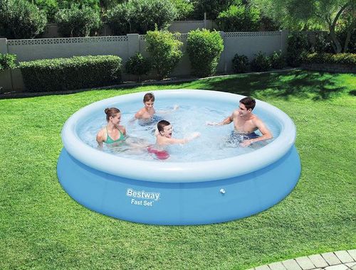 !Bestway 57273 inflatable swimming round inflatable water pool round baby inflatable pool 366 m x 76 - Quick DetailsPlace of Origin:Zhejiang, ChinaBrand Name:BESTWAYModel Number:57273Type:PoolMaterial:PVCShape:circularSize:3.66 m x 76 cmWater Capacity:5377L

installation included