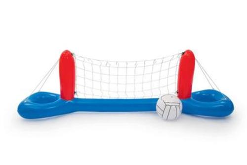 Bestway Inflatable Volleyball Set 52133 (244x64cm) ! - VOLLEYBALL SET
- Safety valves
- Sturdy pre-tested vinyl
- Nylon net
- Designed for use in water
- Includes one 41cm 16”) volleyball
- Repair patch included
Content: One volleyball set, repair patch 
installation included