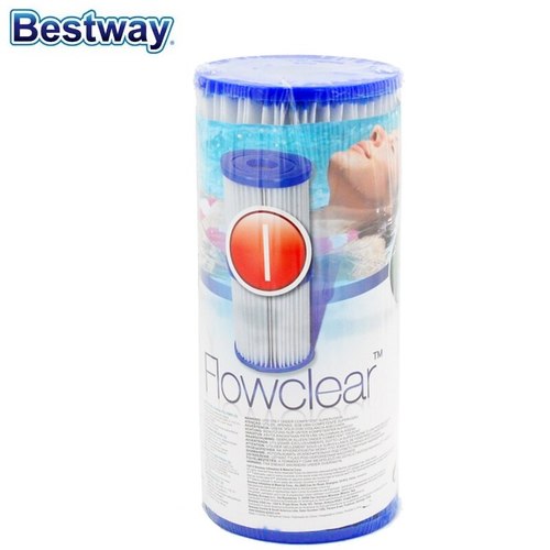 Bestway 58093 Filter Cartridge Twin Pack 3.1 x 3.5-inch For bestway pump! - Filter cartridge size I, 3.1 x 3.5 Inch Ensures that filter pump runs more efficiently Compatible with 300/330 gal/h (220-240 V) filter pumps Should be replaced every 2-3 weeks Insert card dimensions: Length: 18 cm, width: 16 cm

installation included