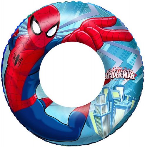 ! Bestway Spiderman Inflatable Swim Ring 56cm 98003 - Bestway Spiderman Inflatable Swim Ring 56cm. Product colour: Multicolour, Product type: Swim ring, Coloration: Image. Diameter: 56 cm