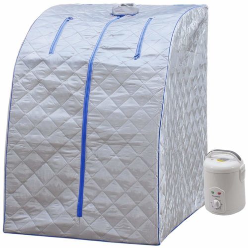 ! Portable family steam sauna size 74cm*87cm*108cm KP0002 - Portable Steam Sauna Spa, Upgrade 2L Steamer Personal Foldable Lightweight Sauna Tent , One Person Full Body Spa for Weight Loss Detox Therapy Household Use