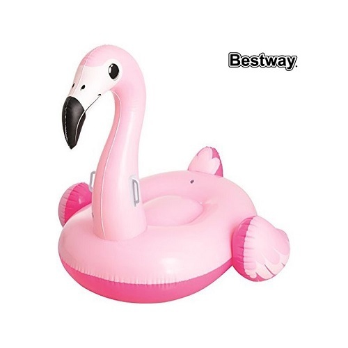 Bestway 41099 Pretty Pink Flamingo Rider Swimming Toy for Children, 145 x 121 cm! - Item number: 41099 Recommended age: 3 years and older. Maximum load: 45 kg (1 child) Size (when inflated): 145 x 121 cm Heavy duty 0.22mm vinylRobust hand grips / safety valve International products have separate terms, are sold from abroad and may differ from local products, including fit, age ratings, and language of product, labeling or instructions. installation included