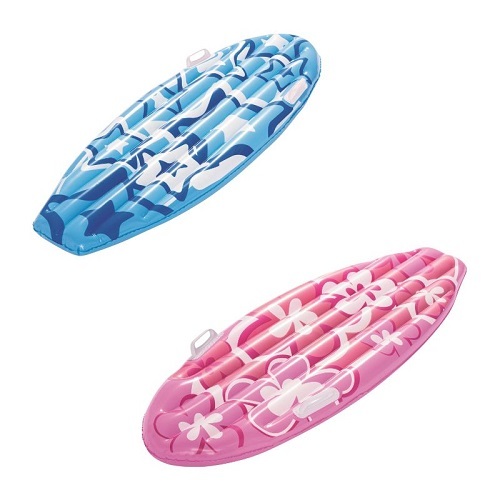 Bestway 42046 Surfer Boy&Girl water surf mat (46x112x114cm)! - Description:
Set out on marine adventures and conquer the waves with this exciting and colourful surfboard. The material is durable and comfortable. The attractive design facilitates balance and ease of use.