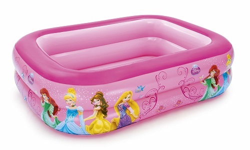 INT SHARY - BESTWAY Princess Rectangular Family Pool 91056 (2.01 X 1.5 X 51M)! - Bestway Disney - Princess Inflatable Family Pool 2.01m x 1.5m x 51cm:FAMILY POOL
- Two 3 interconnecting nozzles
- Sturdy pre-tested vinyl
- Sturdy I-beam construction
- Extra wide side walls
- 2 equal rings
- Heavy-duty repair patch included
- Designed water capacity: 450 L 119 gal.)
- Releases pool water with the easy-to-use drain valveinstallation included