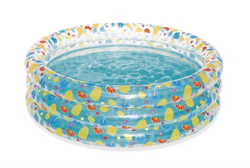 BESTWAY-TRANSPARENT SEA LIFE POOL 170X53CM -26-51048! - Fast set pool which is easy to set up. Ideal to have fun with your family and friends on a hot summer day. The material is lightweight and collapsable, making it easy to carry around. installation included