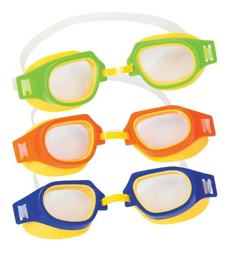 Bestway Sport-Pro Swimming Champion Goggles, Green – 21003-G! - Brand : Bestway Swim goggles for youth ages 7 years +. Adjustable nose bridge and silicone head strap make it easy to customize fit. Use these swim goggles in the pool or the beach to keep water out of your eyes. Great for underwater pool games. Comfortable soft eye cups Adjustable nose pads and headband soft, perfectly adjacent without latex protection against UV radiation adjustable silicone strap