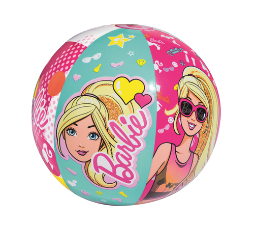 Bestway 51cm Barbie Inflatable Beach Ball – 93201! - Brand : Bestway Type of inflatable ball Barbie inflatable design 51 cm diameter Minimum recommended age 2 years installation included