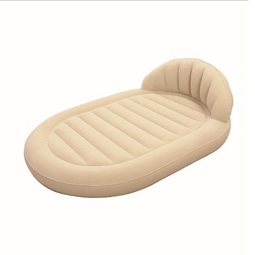 Bestway Royal Round Air Bed, Beige without bumb – 67397 (234cm x 178cm x 69cm)! - Color: Beige Brand: Bestway
 Type: Air Mattresses Size: Queen Dimensions: 2.15m x 1.52m x 60cm installation included