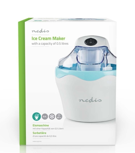 !nevica ice cream maker NV-505 - • 0.5 l capacity
• Transparent lid with filling opening
• Works with freezer bowl
• Ice cream ready within 20 - 40 minutes