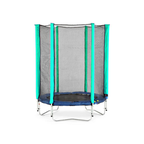 ! 4.5 feet (1.5 m) trampoline with net! - Heavy Duty Kids 4.5 Feet
trampoline with Enclosure Net and Spring Cover Padding Outdoor for Kids installation included