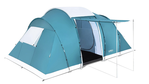 Size 490 cm * 280 cm * 200 cm Tent BESTWAY 68094 is designed for 6 people; made of polyester. 68094