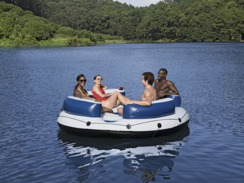 Bestway 2.56x2.56m Plastic Inflatables Boat, 43536