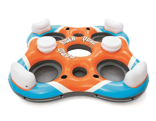 INT SHARY - ! Bestway 43115 CoolerZ Rapid Rider X4 Inflatable 4-Person Island pool float - Shanghai, ChinaBrand Name:bestwayModel Number:43115Name:Inflatable 4-Person Island pool floatSize:257*257cmMaterial:pvcColor:As pictureUsage:Water Floating EntertainmentFolded:YesFunction:Great for playing or loungingPackage:Full color boxAppearance:ModernType:Inflatable Floating Toys

installation included