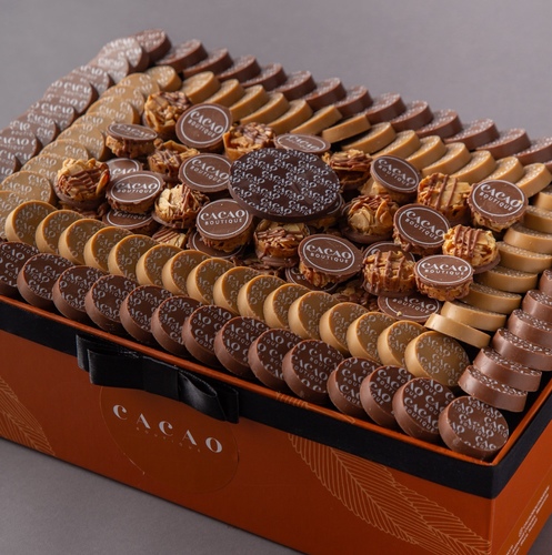 orange chocolate box