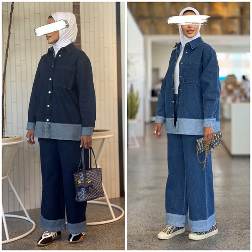 قطعتين جينز