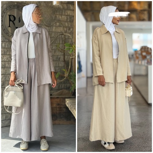 قطعتين لونين