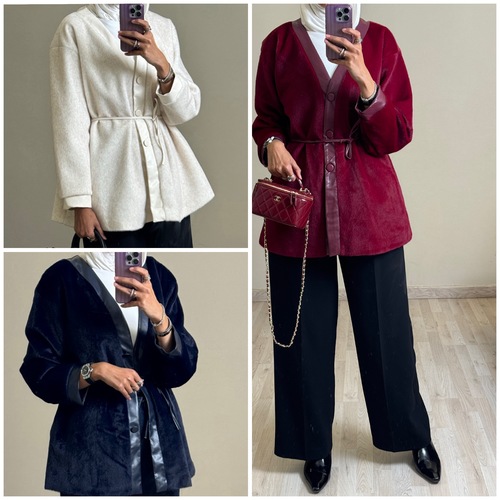 جاكيت ثلاثة الوان