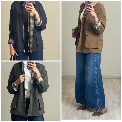 جاكيت ثلاثة الوان