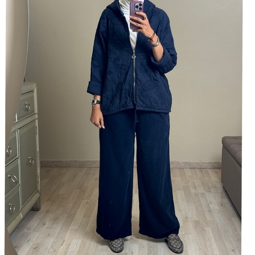 قطعتين كحلي