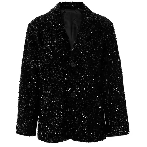 جاكيت اسود مخمل