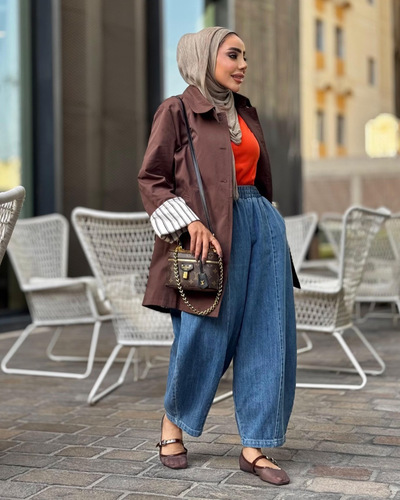 جاكيت بني