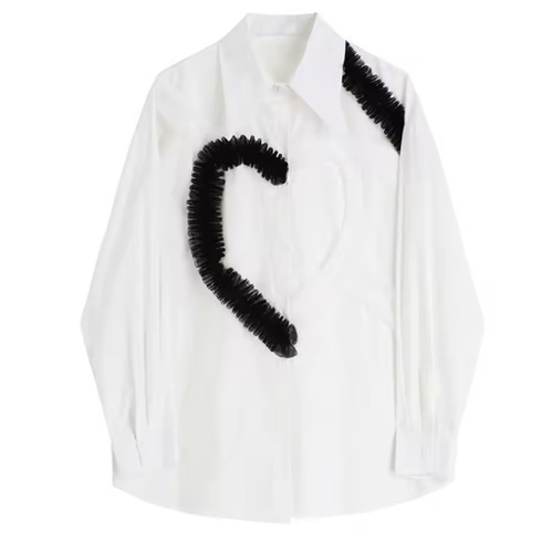 Black & white heart shirt