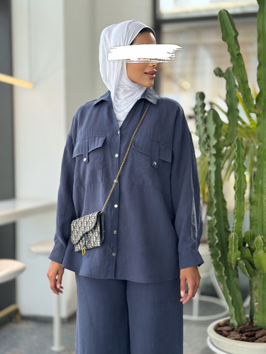 قطعتين كحلي