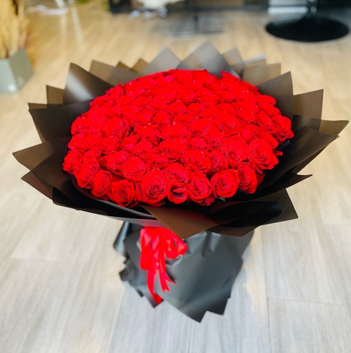 Red rose 100 pcs Bouquet