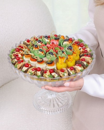 صينية كرستال كانبيه روڤا - (٦٠ حبة) موالح كانبيه