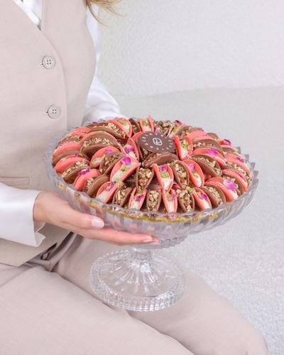 صينية كرستال حلا تاكو - (٨٠ حبة) حلا تاكو اللي جوكلت