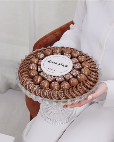 صينية كرستال حلو قهوة - تشكيلة&nbsp;من&nbsp;حلو&nbsp;القهوه&nbsp;مع&nbsp;ترفل&nbsp;لندني&nbsp;&nbsp;| 90&nbsp;حبة&nbsp;|