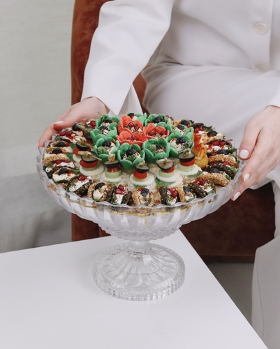 صينية كرستال كانبيه - صينية كنابيه | ٧٠ حبة |