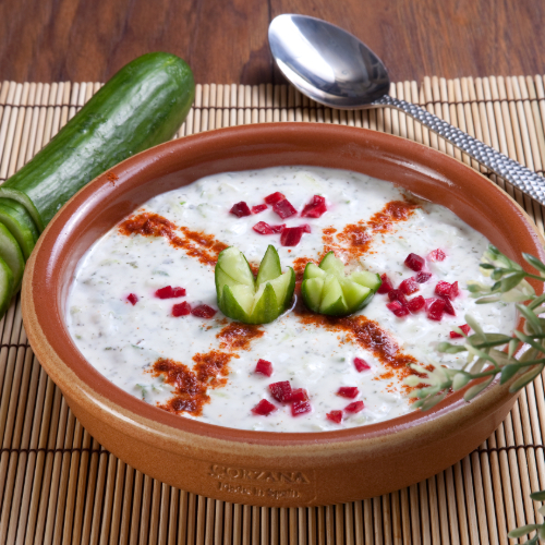 Yogurt With Cucumber - fresh cucumber with mint and Yogurt