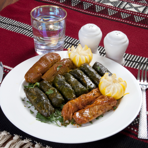 Mahshi - Vine leaves, cabbage, zucchini with mix Lunch & Dinner special spices