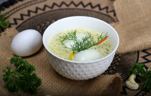 EGG W/ DILL - EGG,DILL W/CREAM SAUCE,