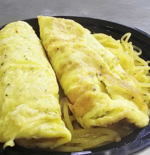 بلاليط مع البيض