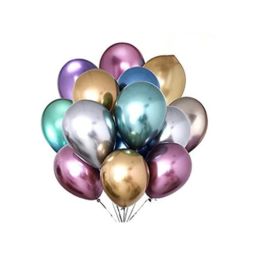 Twenty Chrome Balloon - 20 pieces of chrome balloons. Colors can be changed by contacting WhatsApp 60674030.