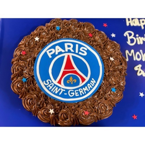 Paris saint germain logo - Mini cupcakes Please keep your writing that you want on the board in the box below