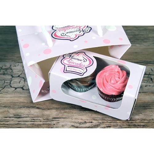 2 mini cupcakes boxWith bag - Minimum order : 6 boxes

 Mini cupcakes