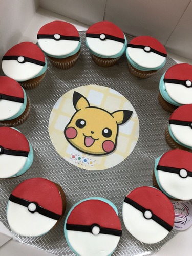 Pikachu - 1 Dozen Big cupcakes