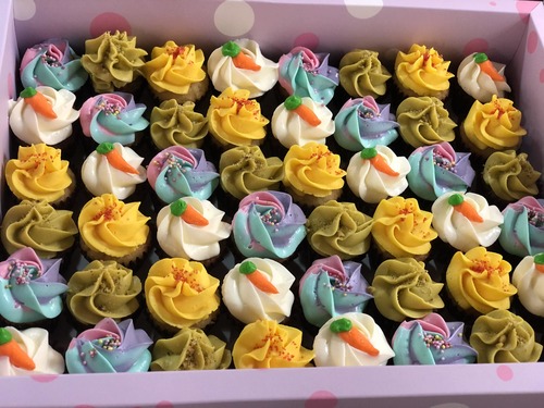 mini cupcakes in a box - mini cupcakes