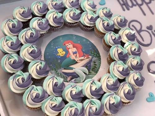 mermaid - 3 Dozens mini cupcakes