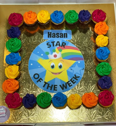 Star of the week - mini cupcakes Please keep your writing that you want on the board in the box below